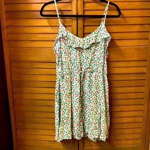 Mini raspberry print summer dress size 10